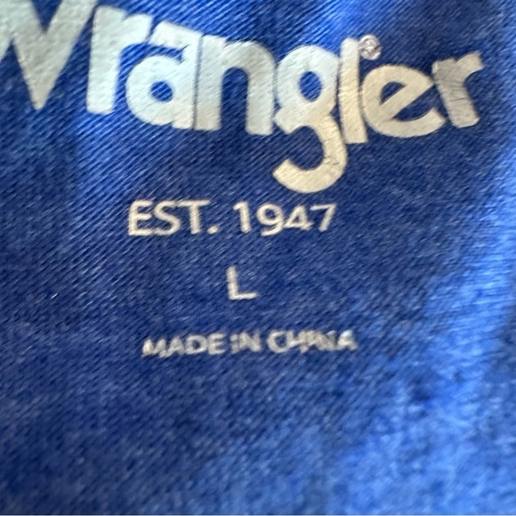Wrangler Kids Blue and Orange Graphic Tee - Picture 5 of 5